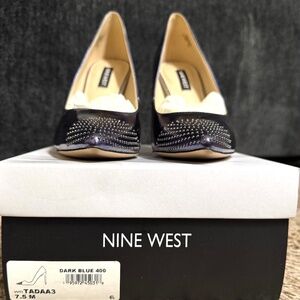 NINE WEST Studded Toe Pumps - 7.5